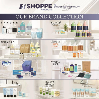 1-Shoppe All-in-Kit Aqua Organics Hotel Toiletries Bulk Set – 300 Pieces, 1oz Travel Sizes