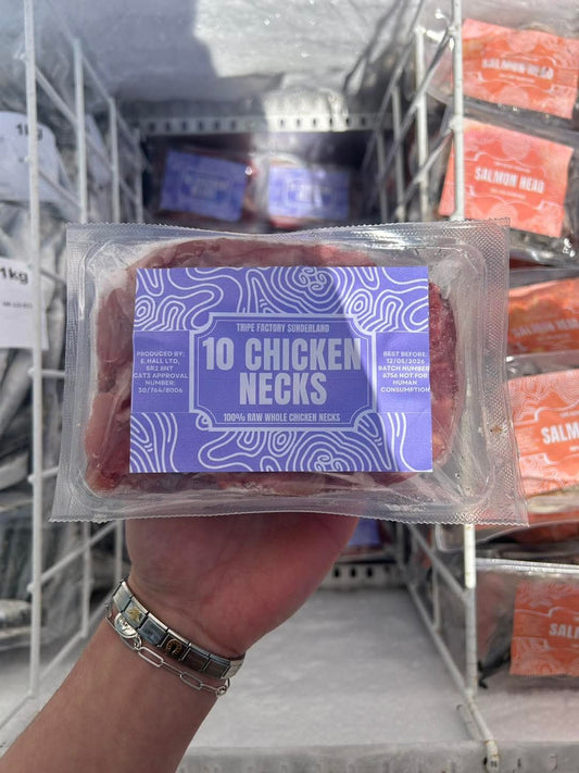 10 Chicken Necks - Tripefactory Sunderland - Raw Frozen Treats