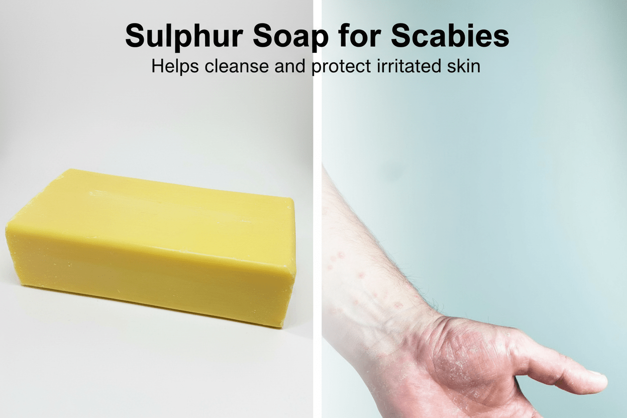 Maximum Strength 10% Sulphur Soap Bar | Handmade in Yorkshire, UK