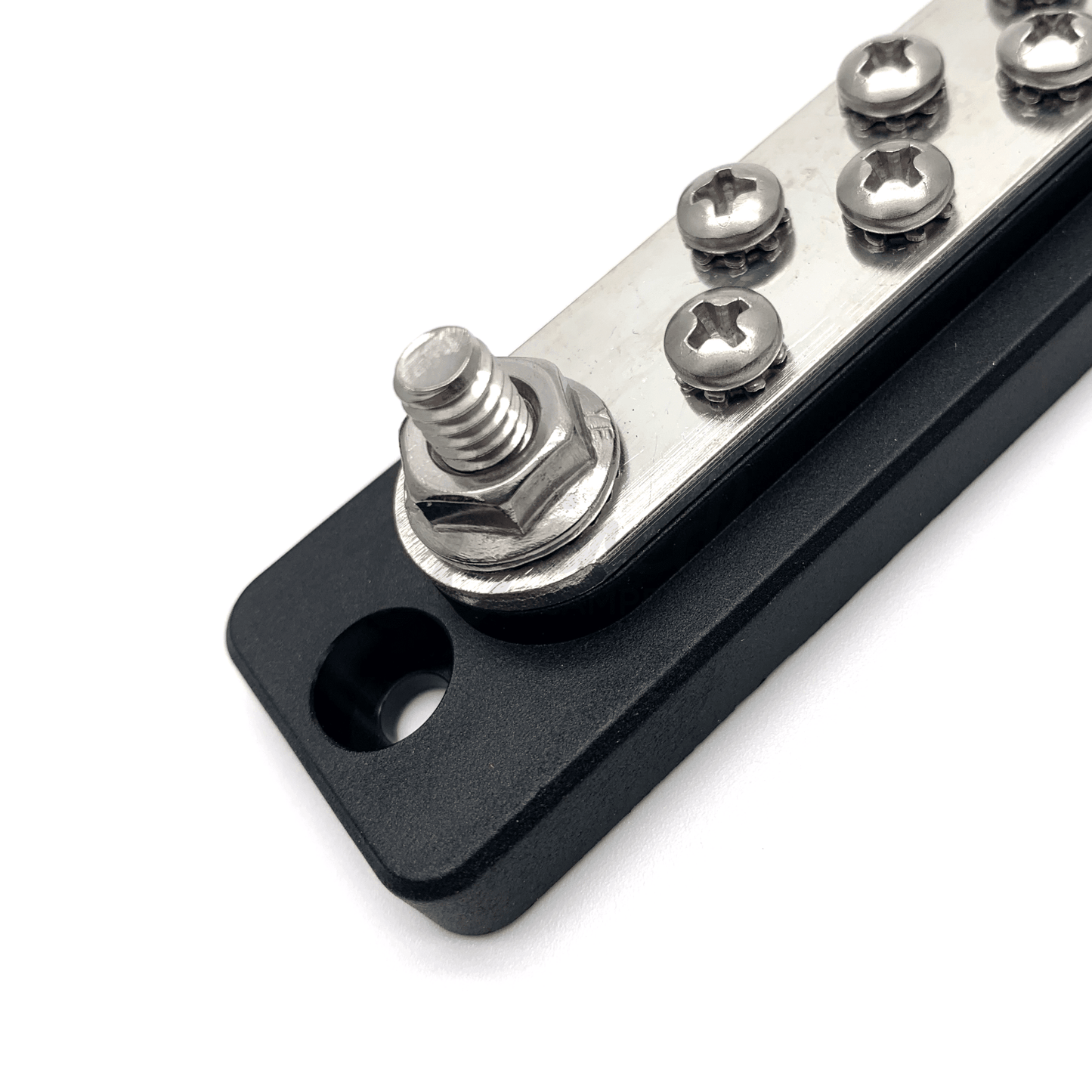 10 Way Terminal DC Negative Common Bus Bar - 150A 48V Max