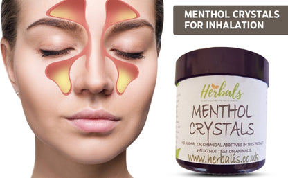 Pure Menthol & Eucalyptus Aroma Crystals | Natural Spa & Home Fragrance Handmade in North Yorkshire