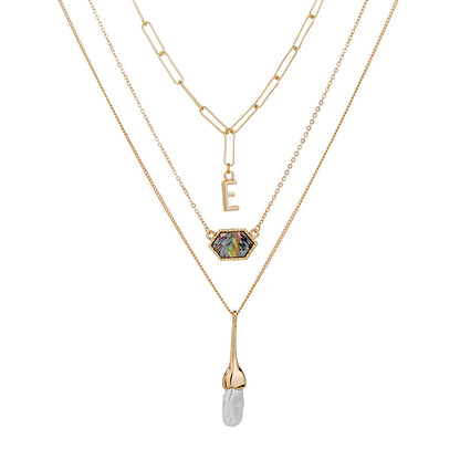Multi-Layer Water Drop Pearl Necklace