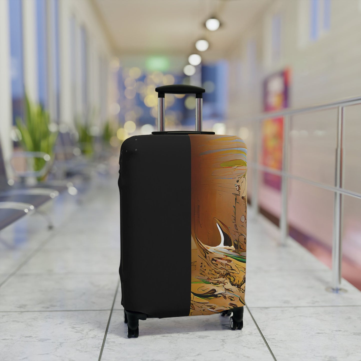 Half Black Half Gāolàng – Protective Suitcase Cover