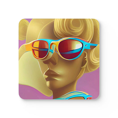 Retro Cool Pink - Coaster Set - iSAW Company