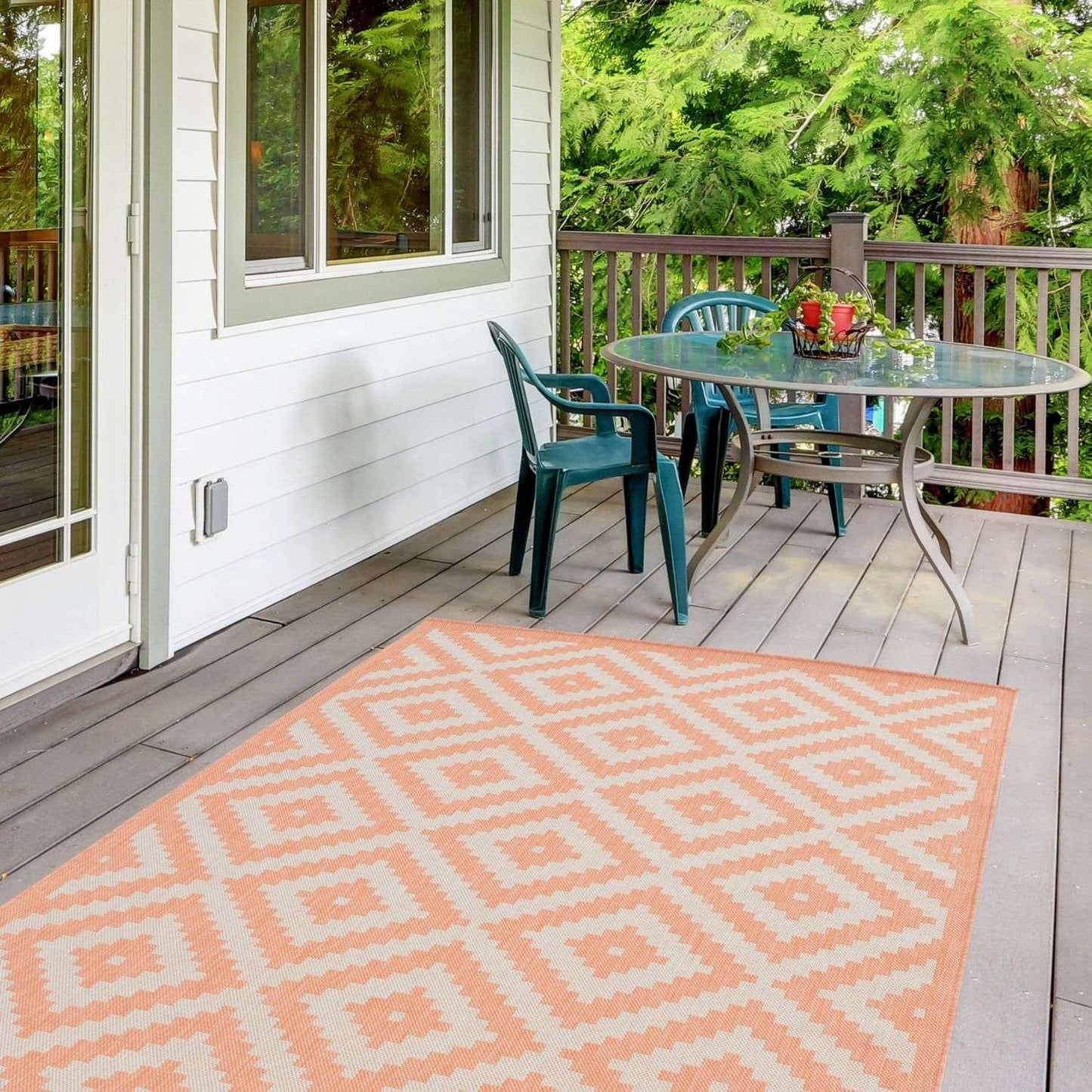 Ecology Outdoor Rug Orange | 100OR