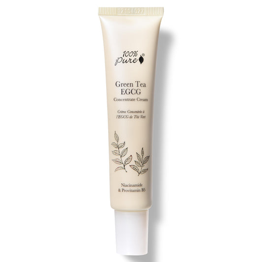 100% PURE Green Tea EGCG Concentrate Face Cream — Lightweight Hydrating Anti-Aging Moisturizer (1.4 oz)