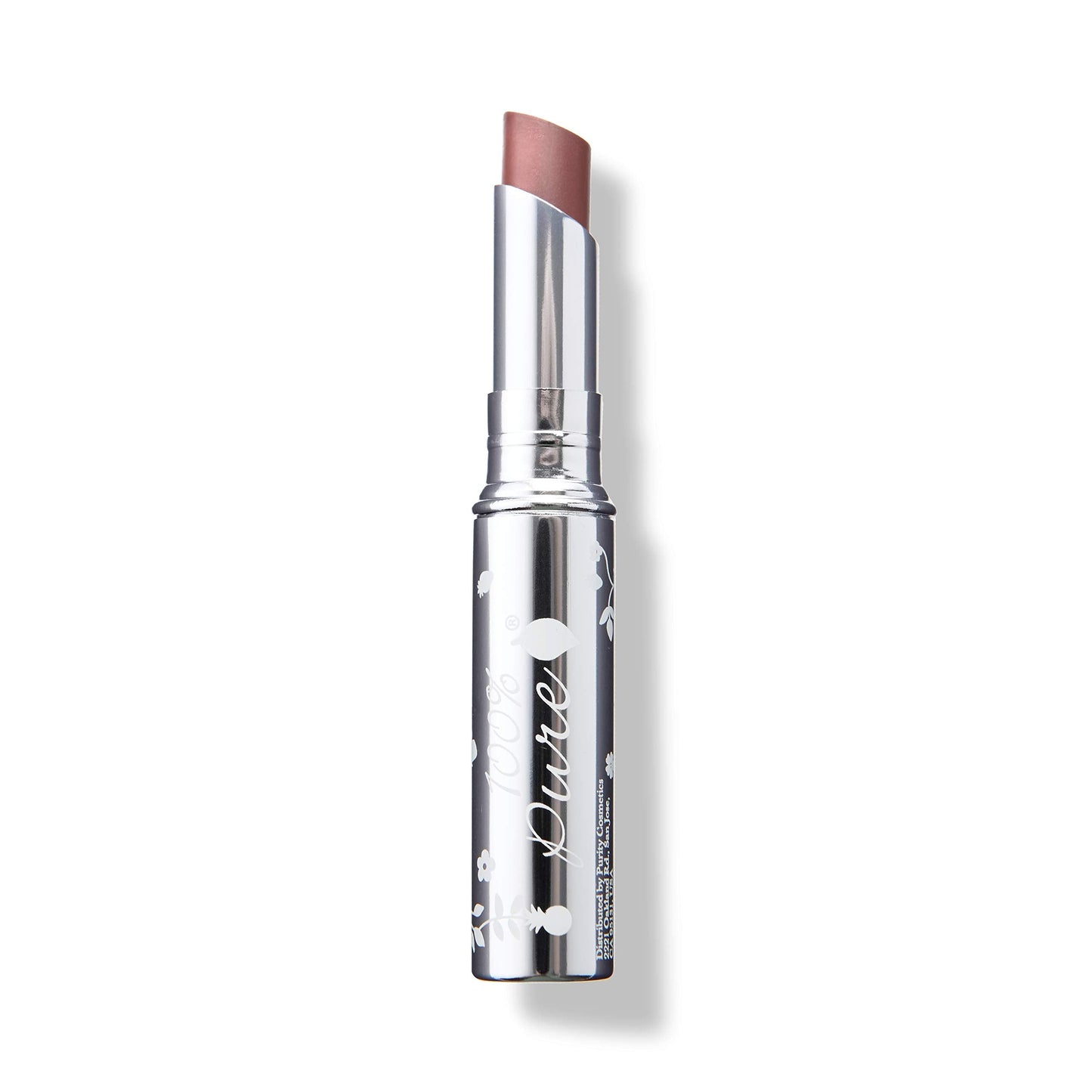 100% PURE Lip Glaze – Sultry Tinted Lip Balm with Cocoa Butter & Vitamin E (Warm Peach Brown)