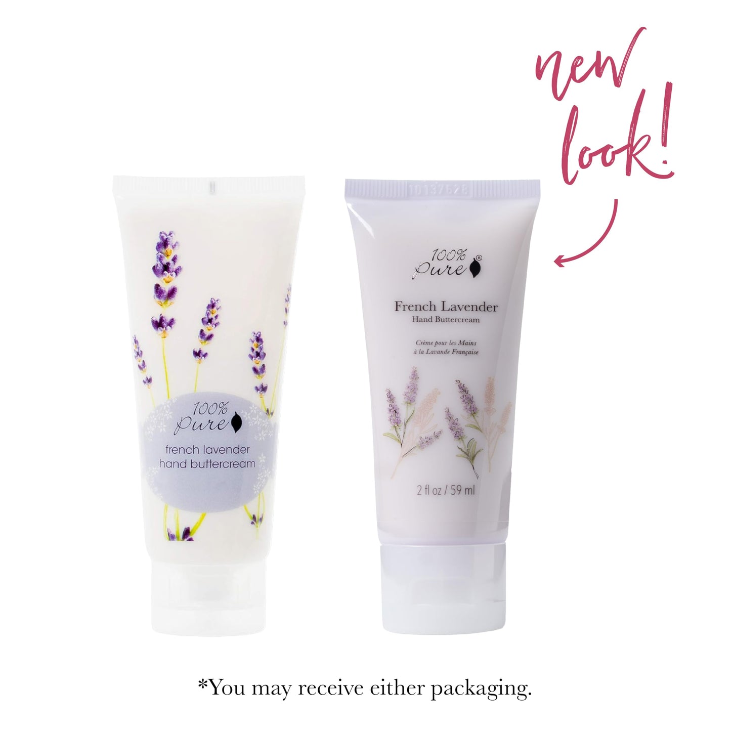 100percentPURE French Lavender Hand Cream – Non-Greasy Dry Skin Hand Lotion, Cocoa Butter, Avocado & Shea, 2 oz