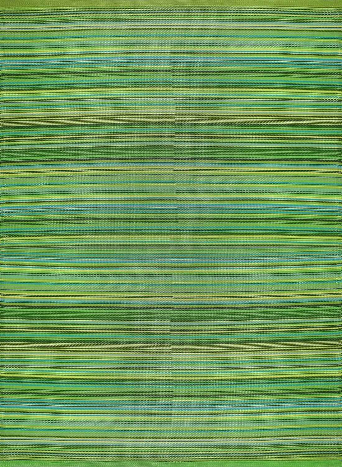 Rainbow Outdoor Rug Green | 1020