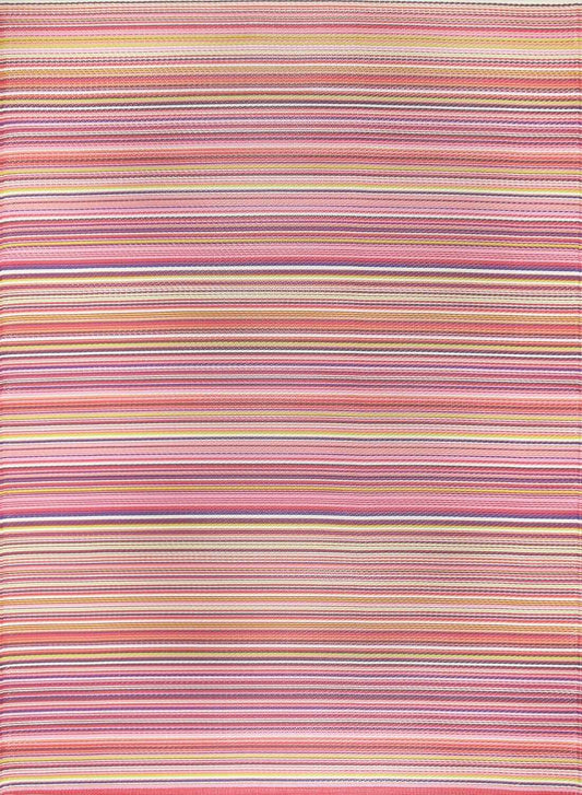 Rainbow Outdoor Rug Pink | 1020