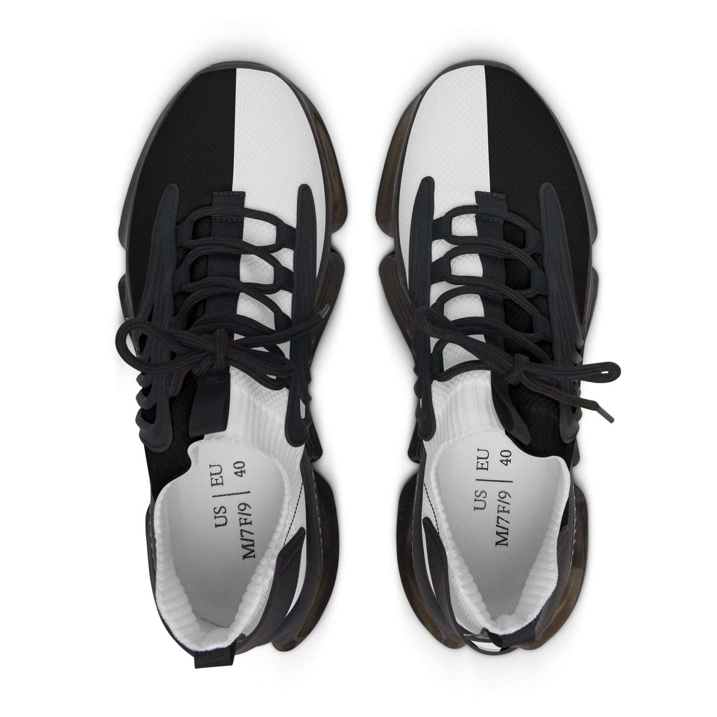 Half Black Half White - Womens Street Sneakers
