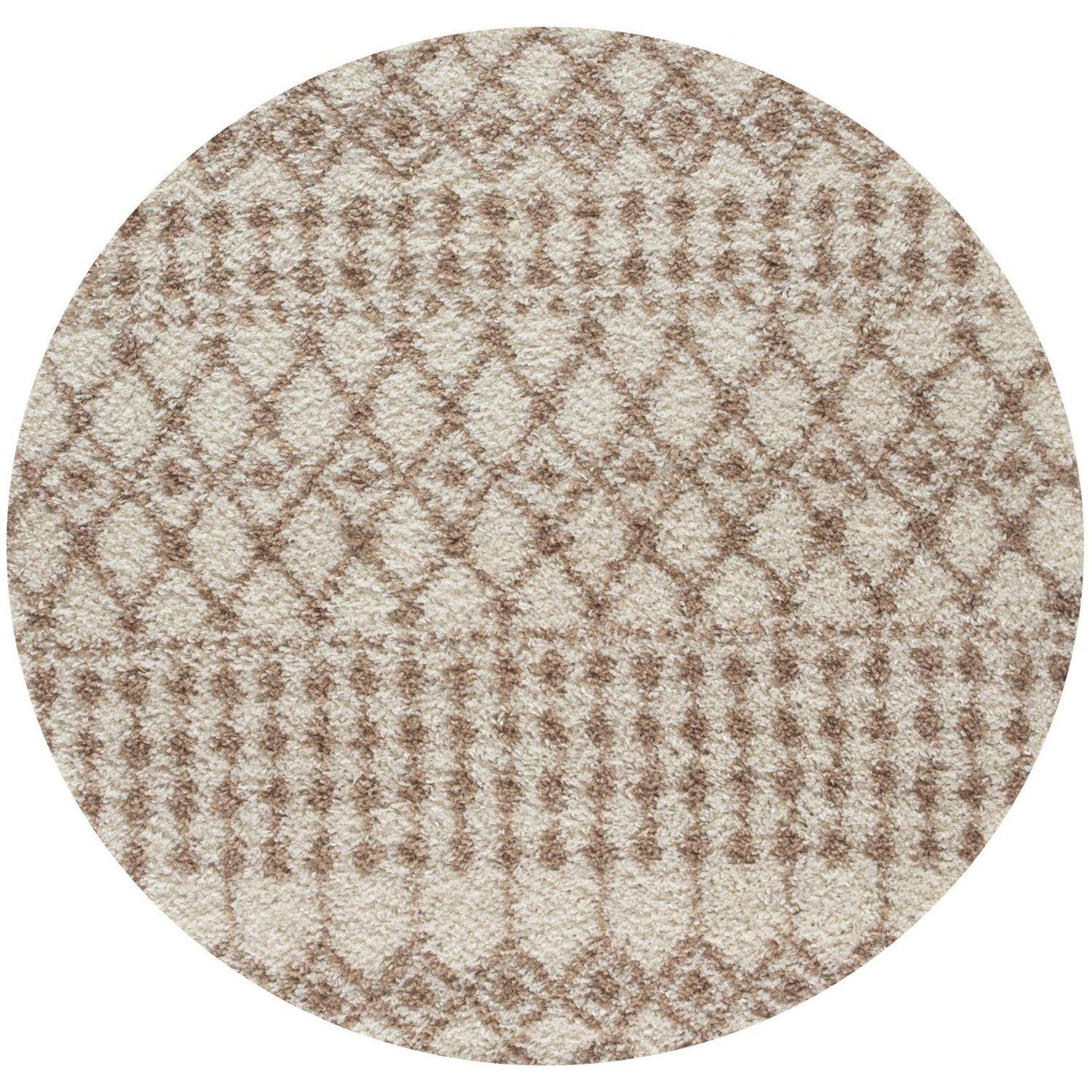 Moroccan Ivory Beige Shaggy Rug | 1030