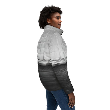 The Sleeping Yachts (at Night) - Womens Puffer Jacket