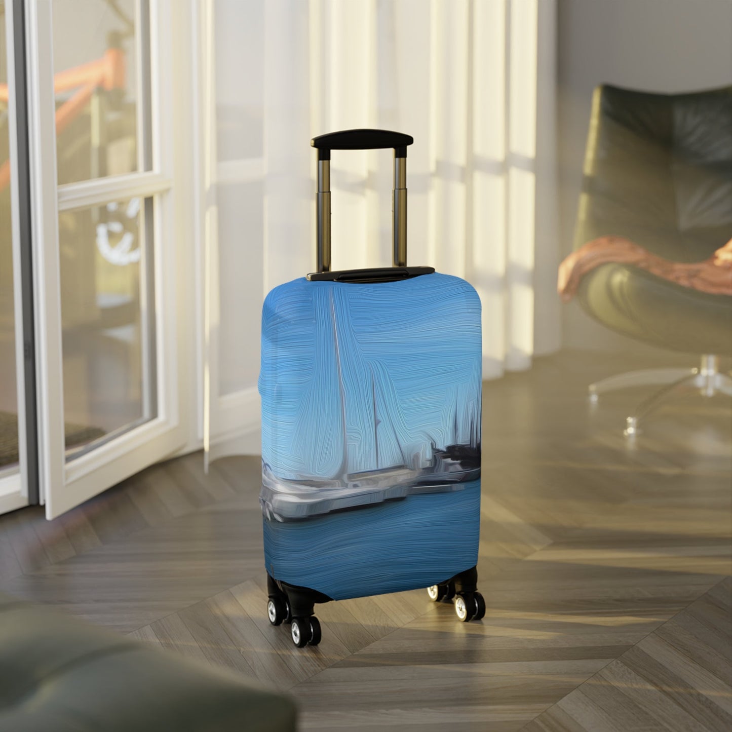 The Sleeping Yachts (at Morning) – Protective Suitcase Cover