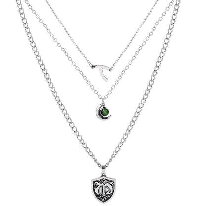 Multilayer Seven Deadly Sins Pendant Necklace