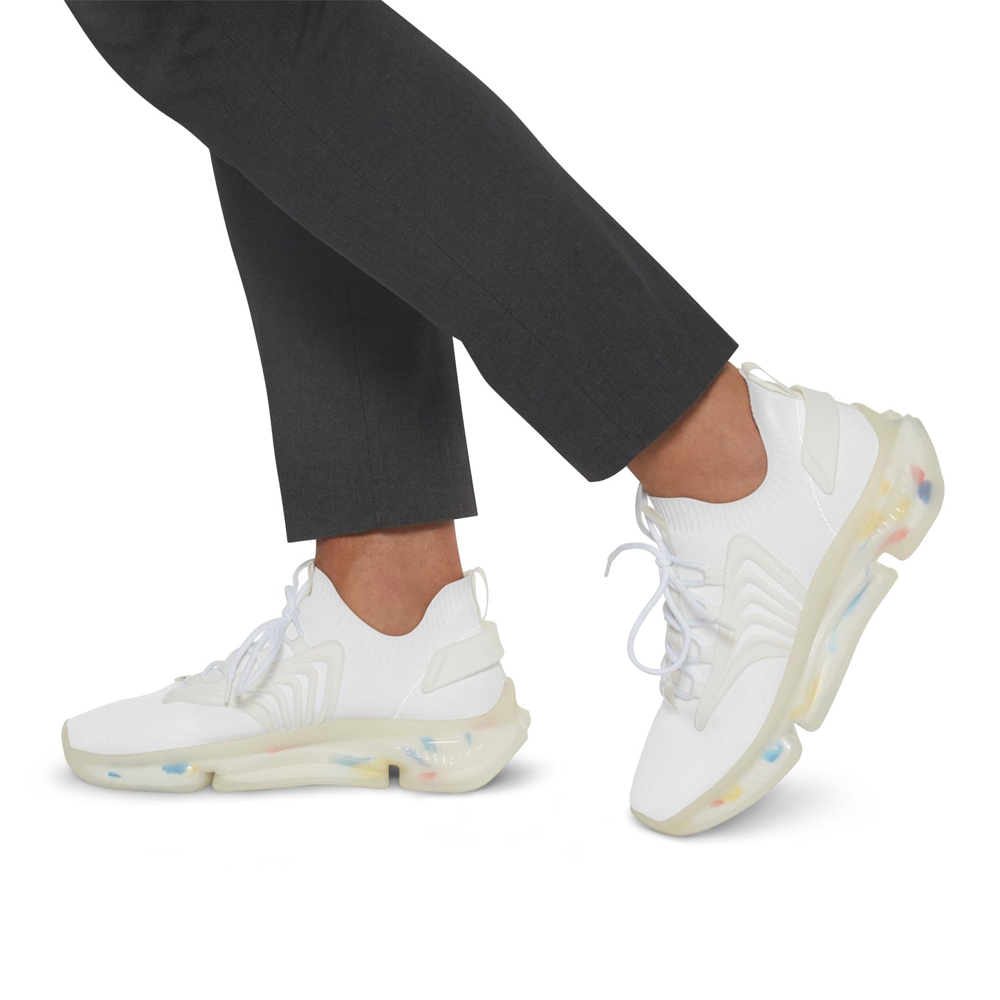 iSAW Mens White Street Sneakers