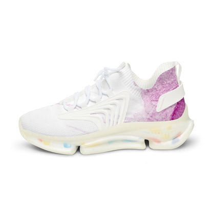 Watercolour Pink Splash - Mens Street Sneakers