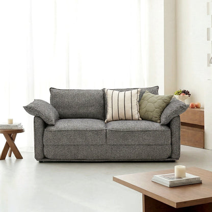 Barghouti Two Seater Sofa Bed, Linen