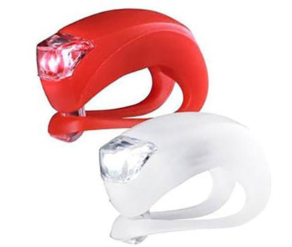 Flexible Waterproof LED Bike Lights Set for Cycling Safety