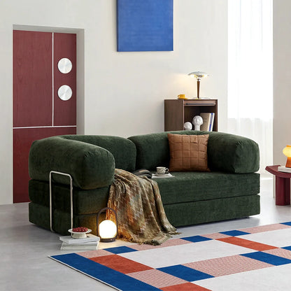 Yamada Foldable Lazy Sofa Bed, Linen