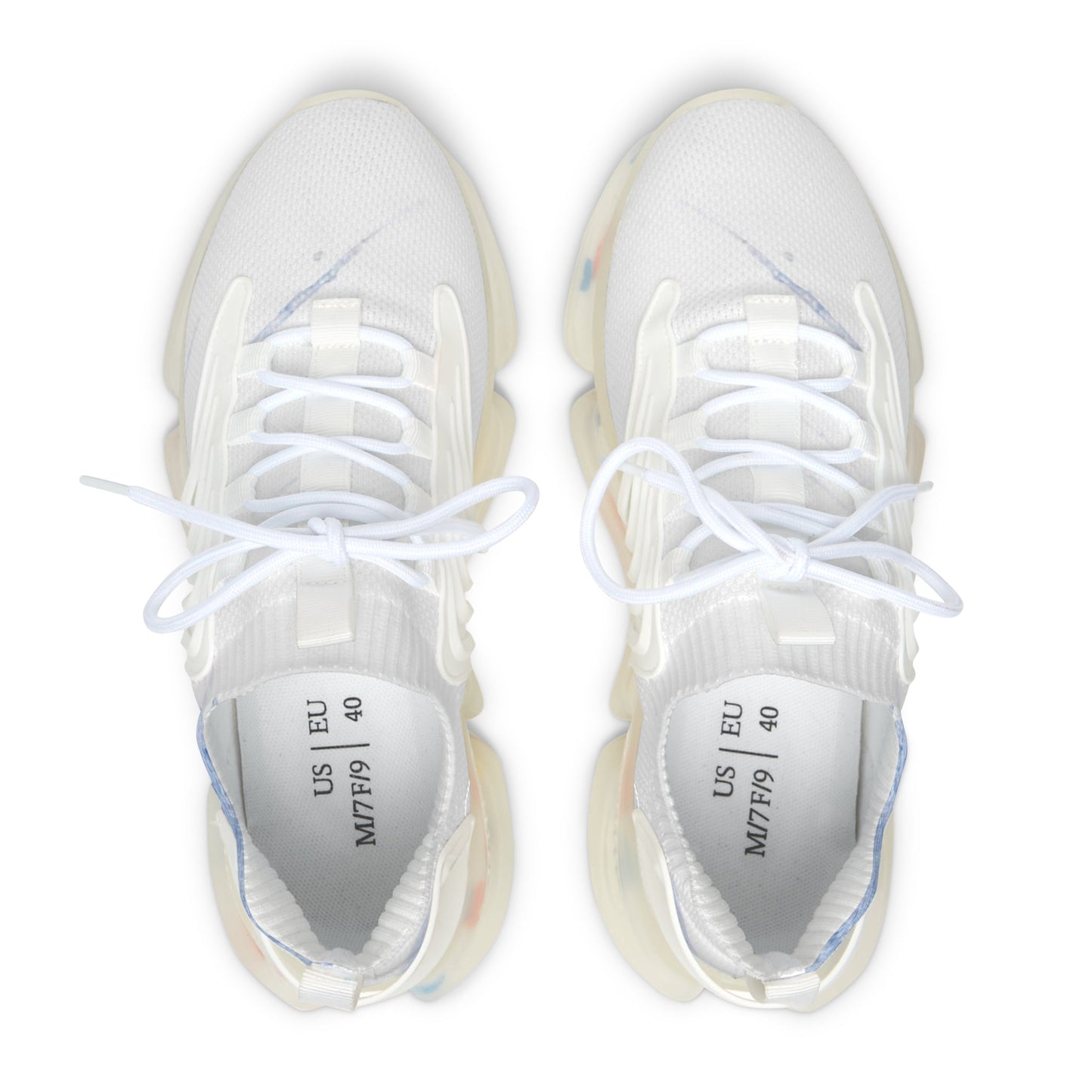 Watercolour Blue Splash - Womens Street Sneakers