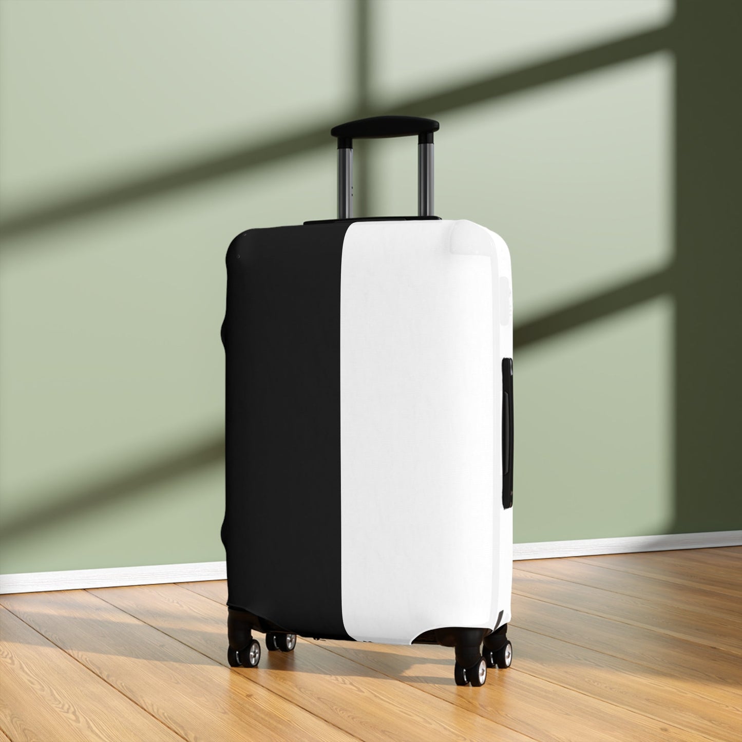 Half Black Half White – Protective Suitcase Cover
