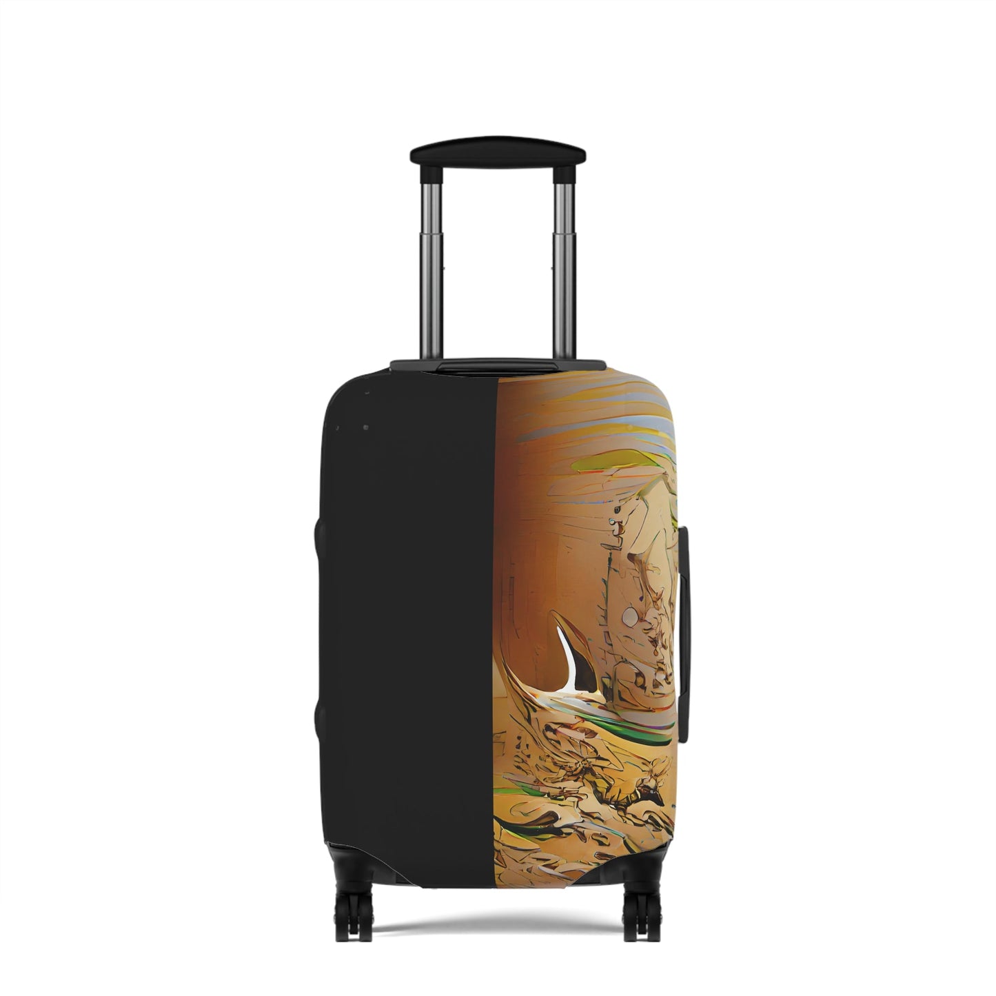 Half Black Half Gāolàng – Protective Suitcase Cover