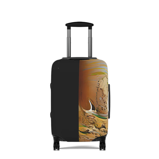 Half Black Half Gāolàng – Protective Suitcase Cover