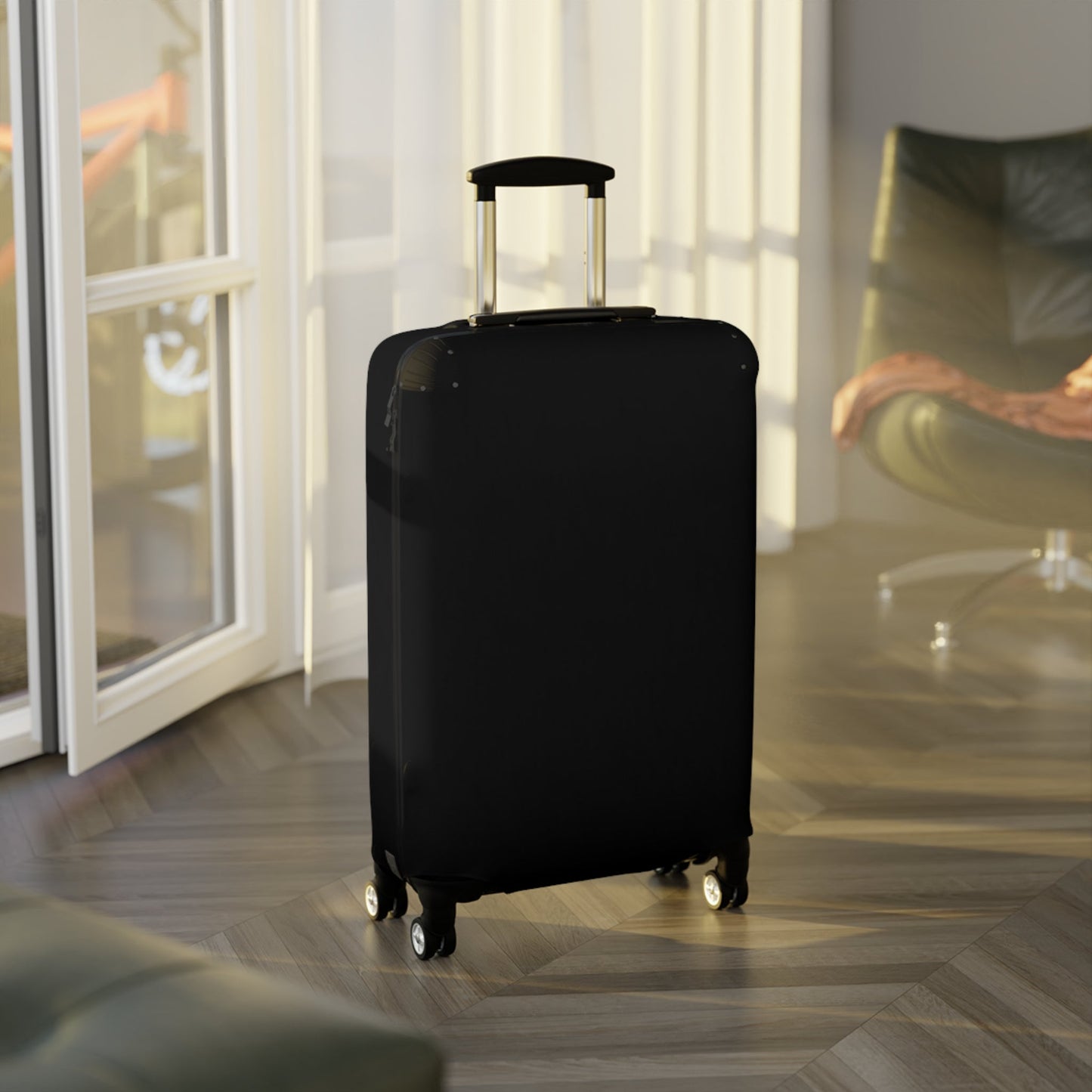 iSAW Black Protective Suitcase Cover