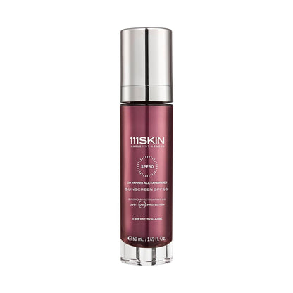 111SKIN Sunscreen SPF 50 – Mineral, Non-Greasy Daily Protection (UVA/UVB + Blue Light)
