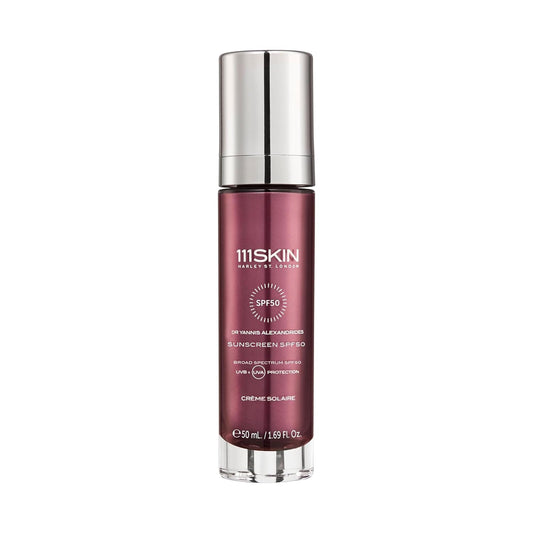 111SKIN Sunscreen SPF 50 – Mineral, Non-Greasy Daily Protection (UVA/UVB + Blue Light)