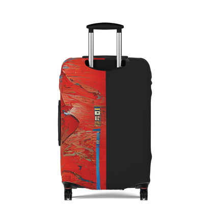 Half Black Half Hónghǎi – Protective Suitcase Cover