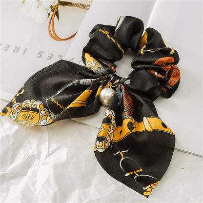 Pearl Pendant Bow Hair Band