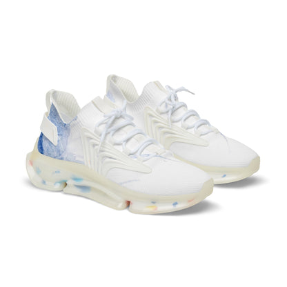 Watercolour Blue Splash - Mens Street Sneakers