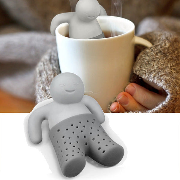 Silicone Human Shape Tea Strainer Infuser