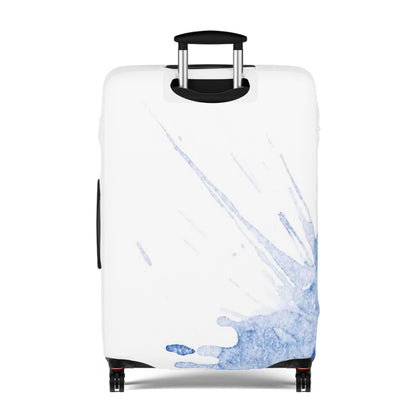 Watercolour Blue Splash – Protective Suitcase Cover