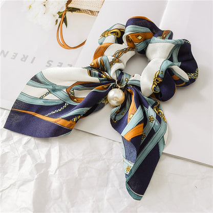 Pearl Pendant Bow Hair Band