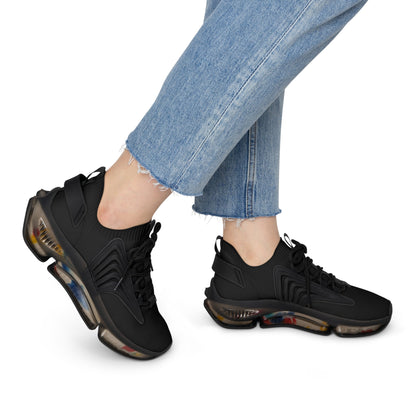 iSAW Womens Black Street Sneakers