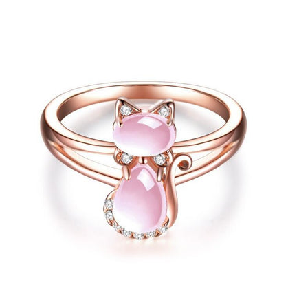 Cute Cat Jewelry Set