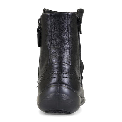 Padders Ladies Dual Fit Comfort 2E/3E BEAU - Black Leather