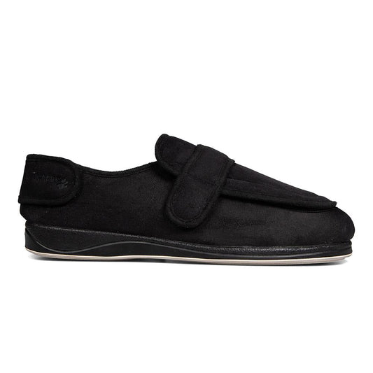 Padders+ Mens Slippers G Fit Vulcanised WRAP - Black
