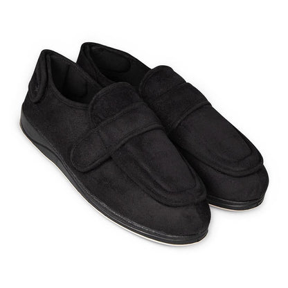 Padders+ Mens Slippers G Fit Vulcanised WRAP - Black