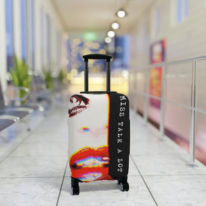 Miss Talk A Lot – Protective Suitcase Cover