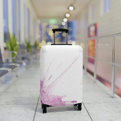Watercolour Pink Splash – Protective Suitcase Cover