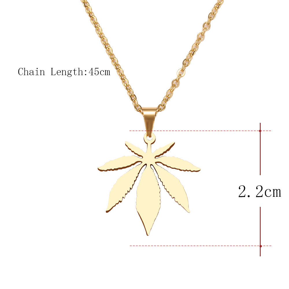 Leaf Pendant Necklace