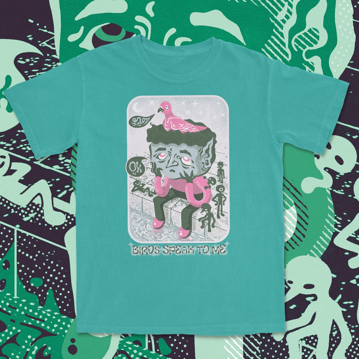 birds speak to me - t-shirt