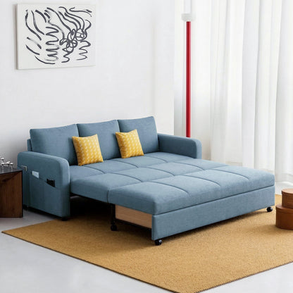 Gabriel Two Seater Sofa Bed, Linen