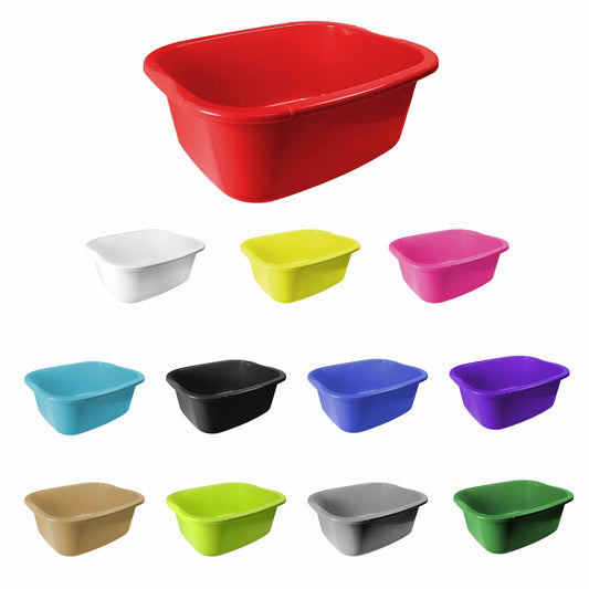 11Litre Kitchen Washing Up Bowl Vibrant Colours