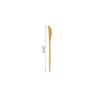 11 Piece Cutlery Set, Gold