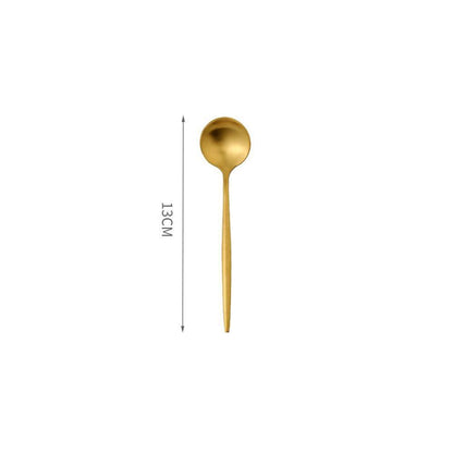 11 Piece Cutlery Set, Gold